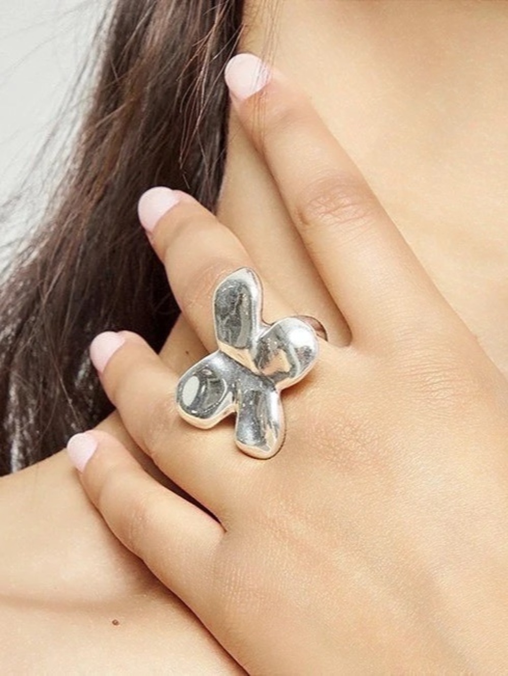 UNOde50 Maxi Butterfly Ring (Free Collection) Silver